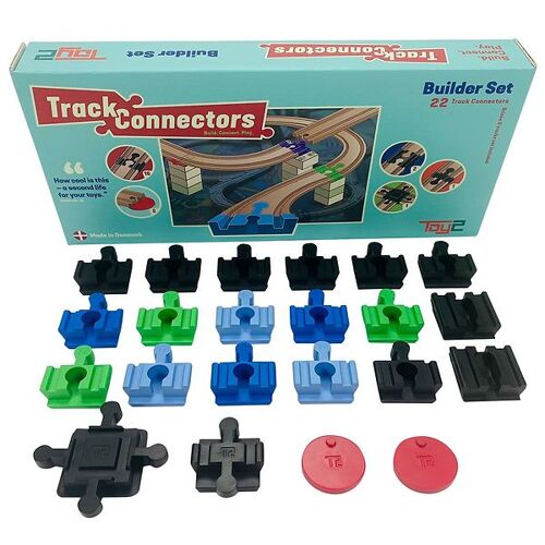 Toy2 Track Anschlüsse - 22 st. - Das Baukastenset - Toy2 Track Connectors - One Size - Spielzeug