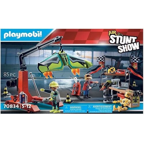 Air Stunt Show - Tankstelle - 70834 - 85 Teile - One Size - Playmobil Spielzeug