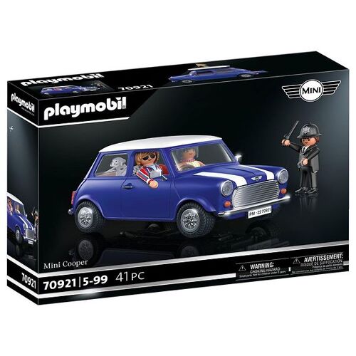- Mini Cooper - Blau - 70921 - 41 Teile - Playmobil - One Size - Spielzeug