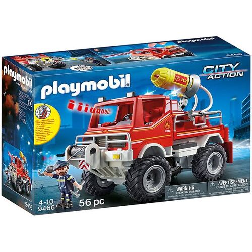 City Action - Feuerwehrauto - 94667 - 56 Teile - Playmobil - One Size - Spielzeug