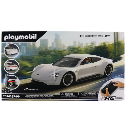 Fernbedienung Auto - Porsche Mission E - Weiß - 70765 - Playmobil - One Size - Spielzeug