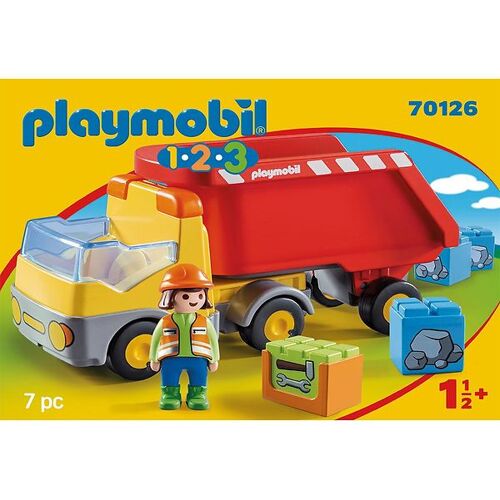 1.2.3 - LKW - 70126 - 7 Teile - One Size - Playmobil Spielzeug