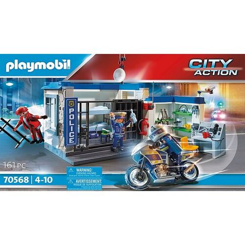 City Action - Polizei: Flucht aus dem Gefängnis - 7056 - Playmobil - One Size - Spielzeug