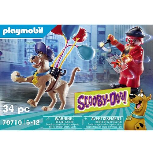 Scooby-Doo - Abenteuer mit Ghost Clown - 70710 - 34 Te - Playmobil - One Size - Spielzeug