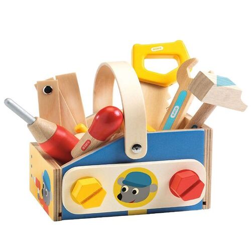 Djeco Holzspielzeug - Werkzeugkasten - Djeco - One Size - Spielzeug