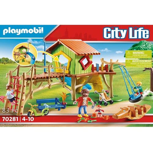 City Life - Abenteuerspielplatz - 70281 - 83 Teile - Playmobil - One Size - Spielzeug