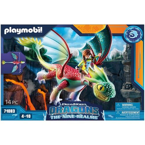 Dragons: Die Neun Welten - Feathers & Alex - 71083 - 1 - One Size - Playmobil Spielzeug