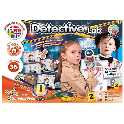 Liniex Science4you Set - Detektivlabor - Science4you - One Size - Spielzeug