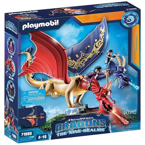 Dragons - Die Neun Welten - Wu & Wei mit Jun - 71080 - Playmobil - One Size - Spielzeug