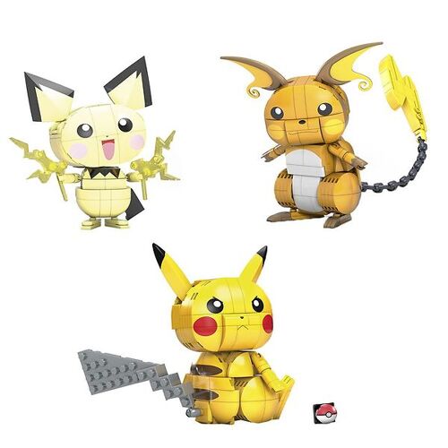 MEGA Pokémon-Figur - Schockierend Trio - 621 Teile - One Size - MEGA Bloks Spielzeug