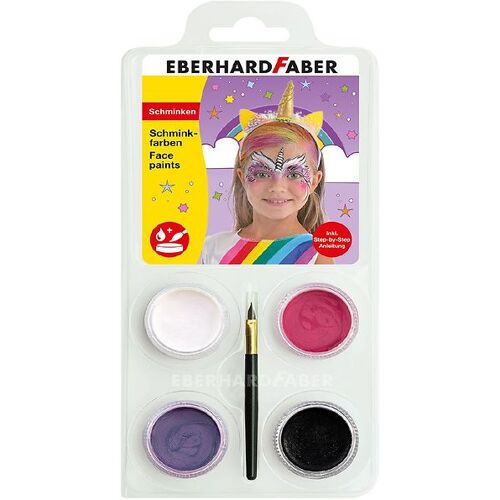 Eberhard Faber Kinderschminke - 4 Farben - Einhorn - One Size - Eberhard Faber Schminke