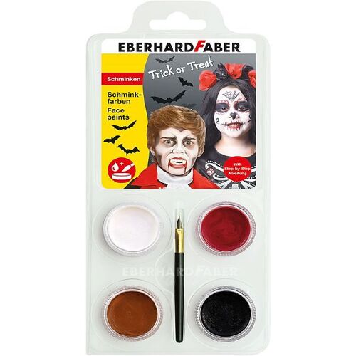 Eberhard Faber Kinderschminke - 4 Farben - Dracula - One Size - Eberhard Faber Schminke