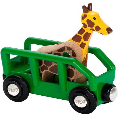 Spielzeug - Giraffe und Wagen - BRIO - One Size - Züge