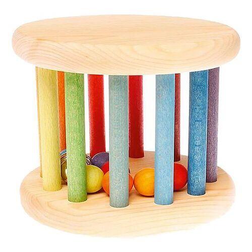 Grimms Holzspielzeug - Rassel - Mehrfarbig - One Size - Grimms Spielzeug