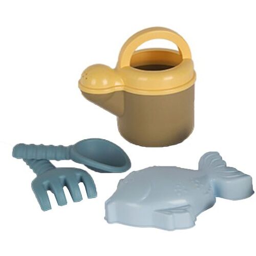 Dantoy BIO Plastic Sandset - 4 Teile - Grün/Blau - Dantoy - One Size - Spielzeug