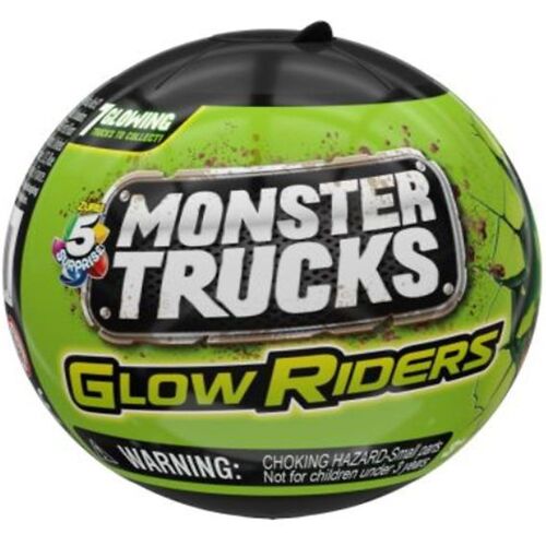 5 Surprise Bullet m. Überraschung - Glow Fahrer - Monster Trucks - 5 Surprise - One Size - Spielzeug