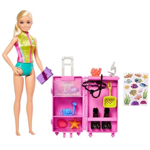 Barbie Puppenset - Meeresbiologe - One Size - Barbie Puppen