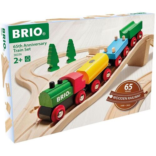 Eisenbahnset - 32 Teile - 65. Jahrestag 36036 - One Size - BRIO Züge