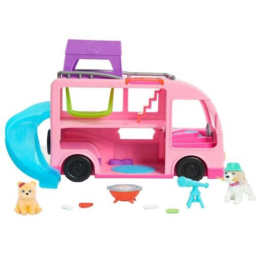 Barbie Puppenset - Haustiere - Camper - Barbie - One Size - Puppenzubehör