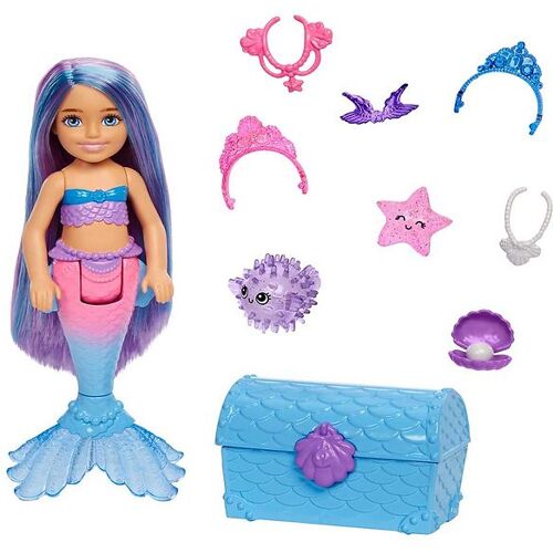 Barbie Puppenset - Chelsea Mermaid - One Size - Barbie Puppen