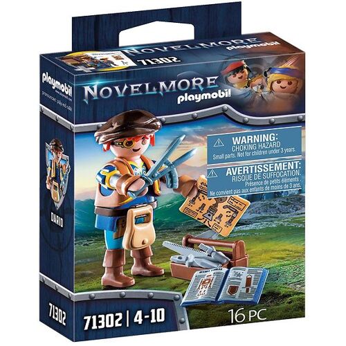 Novelmore - Dario mit Werkzeug - 71302 - 16 Teile - Playmobil - One Size - Spielzeug