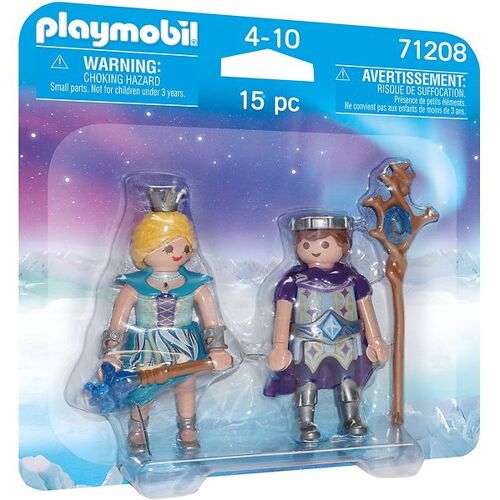 DuoPack - Eisprinzessin und Eisprinz - 71208 - 15 Teil - One Size - Playmobil Spielzeugfiguren