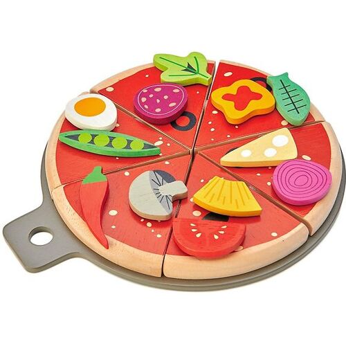 Tender Leaf Holzspielzeug - Pizza Party - Tender Leaf - One Size - Spiellebensmittel