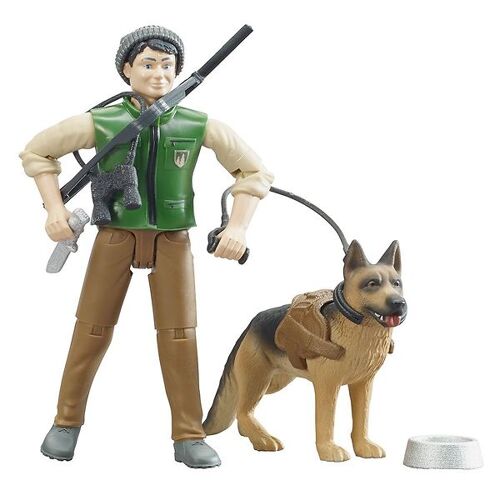 Bruder Figur - bworld - Ranger m. Hund - 62660 - Bruder - One Size - Spielzeugfiguren
