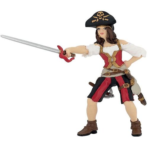 Papo Piratendame - H: 9 cm - Papo - One Size - Spielzeugfiguren