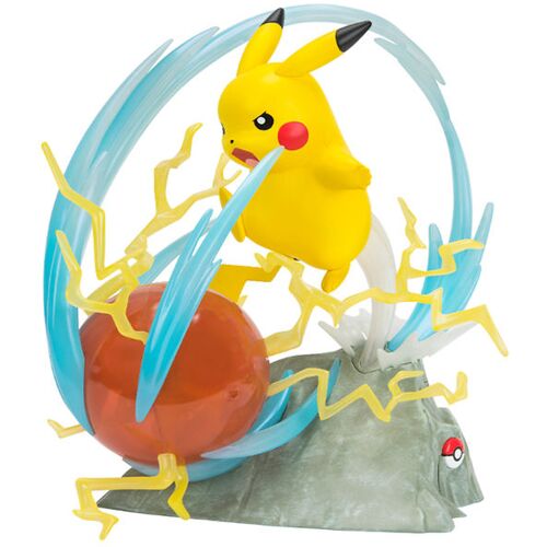 Pokémon Figur - Pikachu - Wählen Sie Deluxe Sammlerstatue - Pokémon - One Size - Motorikspielzeug