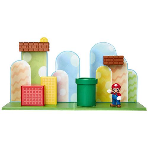 Mario Spielset - Acorn Plains - 10 Teile - Super Mario - One Size - Spielzeug