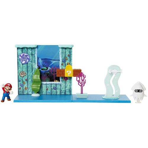 Mario Spielset - Deluxe Unterwasser-Spielset - 10 Teile - One Size - Super Mario Spielzeug