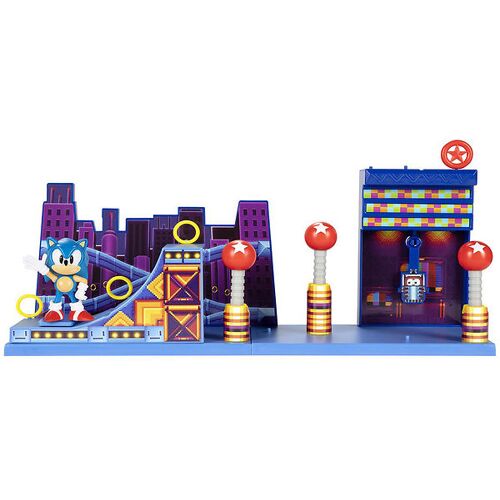 Sonic Spielset - Studiopolis-Spielset-Zone - One Size - Sonic Spielzeug