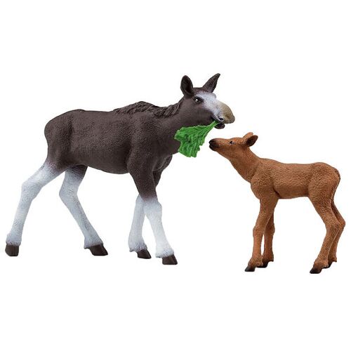 Schleich Wild Life - Elchfamilie - 42603 - Schleich - One Size - Spielzeug