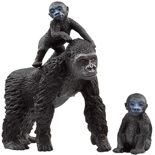 Schleich Wild Life - Gorilla Familie - 42601 - One Size - Schleich Spielzeug