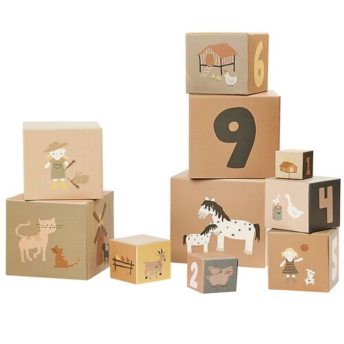 Smallstuff Stapelboxen - 10 st. - Farm Ente Puppen - Smallstuff - One Size - Bauklötze