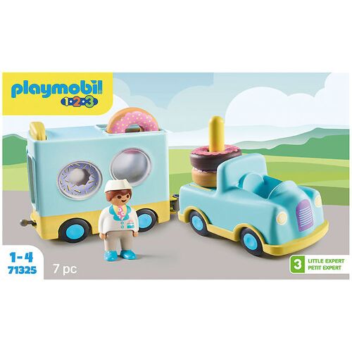 1.2.3. - Verrückt Donut Truck - 7 Teile - 71325 - Playmobil - One Size - Spielzeug