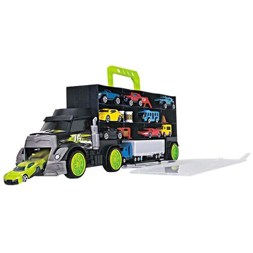Dickie Toys LKW m. Autos - Transporter und Große Transporter - Dickie Toys - One Size - Spielzeug