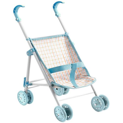 Djeco Puppen Buggy - Blau - One Size - Djeco Puppenwagen