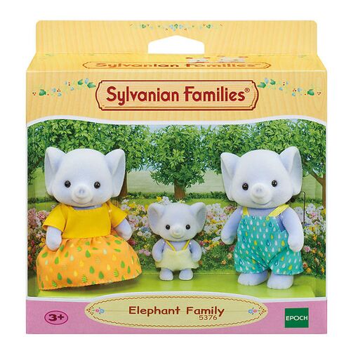 Sylvanian Families - Elephant Familie - 5376 - Sylvanian Families - One Size - Spielzeugfiguren