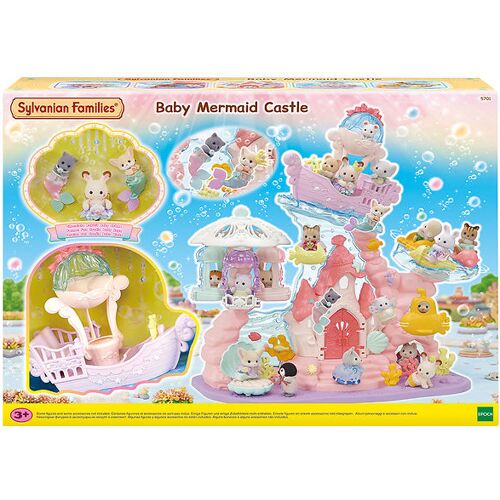 Sylvanian Families - Baby Mermaid Schloss - 5701 - One Size - Sylvanian Families Puppenzubehör