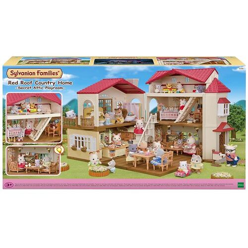 Sylvanian Families - Rotes Dach Country Home - Secret Attic Play - One Size - Sylvanian Families Puppenhauser