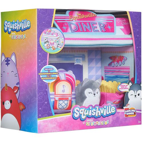 Squishville Puppenhaus - Darling Esszimmer - One Size - Squishville Puppenhauser