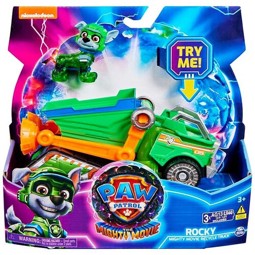 Paw Patrol Spielzeugauto m. Ton/Licht - 17 cm - Film 2 - Rocky M - Paw Patrol - One Size - Autos