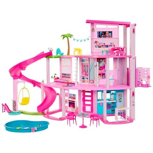 Barbie Puppenhaus - 114 x 154 cm Traumhaus 2023 - Barbie - One Size - Puppenhauser