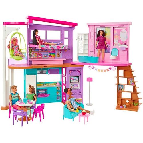 Barbie Puppenhaus - 115 x 60 cm - Ferienhaus - Barbie - One Size - Puppenhauser