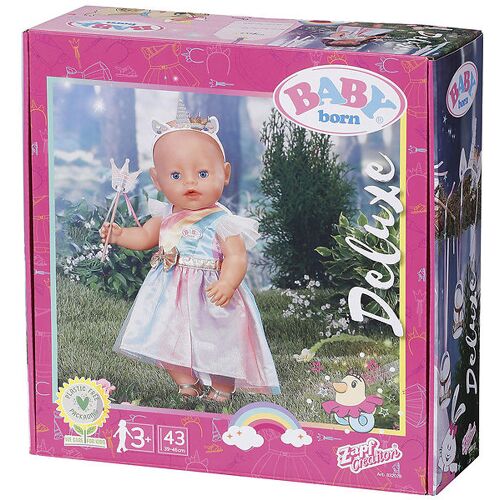 Baby Born Puppenkleidung - Deluxe - Fantasieprinzessin - BABY born - One Size - Puppenkleidung