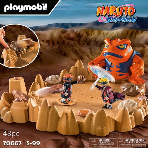 Naruto - Naruto vs. Schmerz - 70667 - 48 Teile - One Size - Playmobil Spielzeug