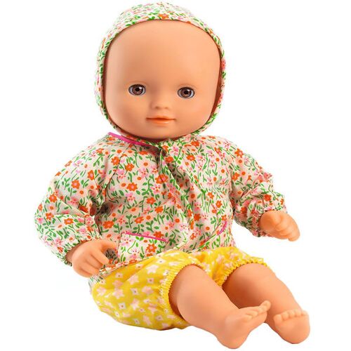 Djeco Puppe - 32 cm - Baby Flora - One Size - Djeco Puppen