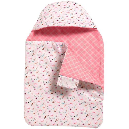 Djeco Puppenzubehör - Schlafsack m. Blumen - One Size - Djeco Puppenzubehör